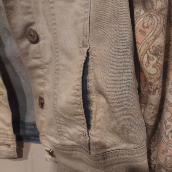 Wallflower Junior Girls "The Dreamer" (Denim/Sweatshirt) Jacket Size Small - Picture 7 of 15